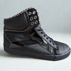 Pastry Pop Tart Grid Hip Hop Dance Sneaker | Black | Size 7.5 | Never Worn